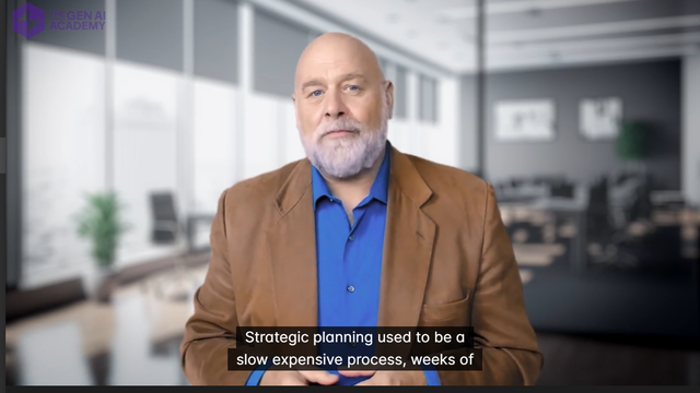 AI Accelarated Strateig Planning: from weeks to hours