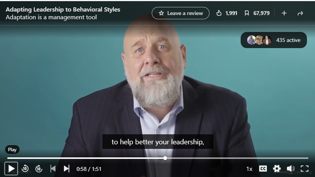 Adapting Leadership to Behavioral Styles