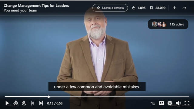 Change Management Tips for Leaders