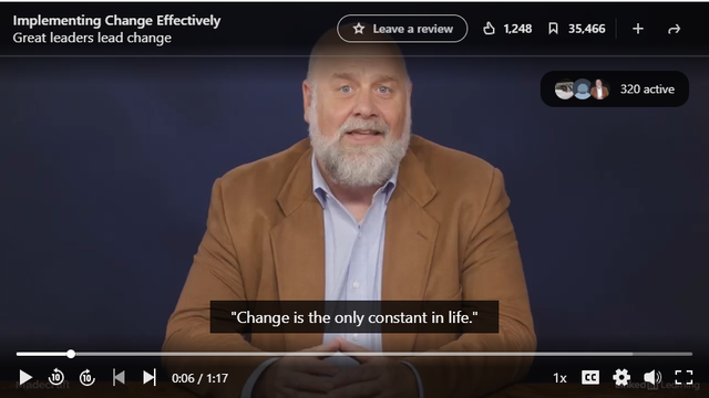 Implementing Change Effectively