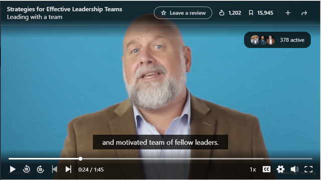 Strategies for Effective Leadership Teams