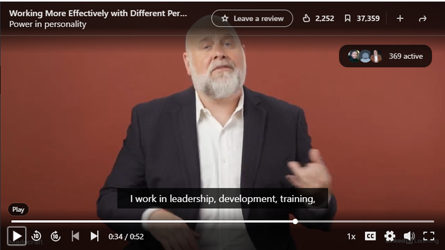 Working More Effectively with Different Personalities